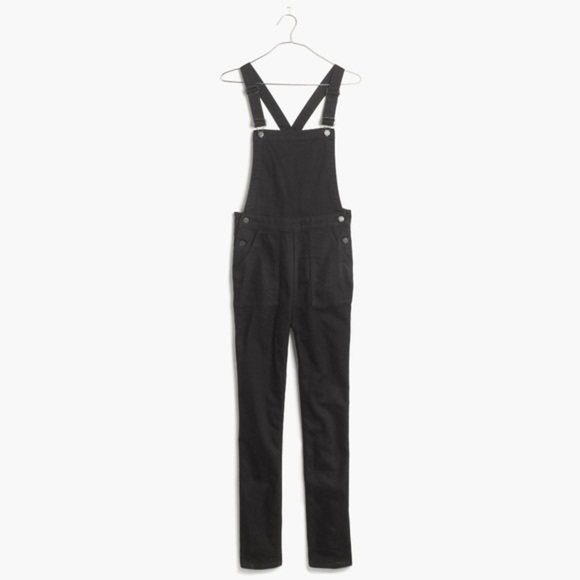 Madewell Black Cross-back Overalls in a size XS. - Picture 8 of 8